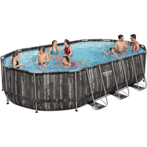 PISCINA POWER STEEL C/TELAIO E ACCES 610X366X122 5611R