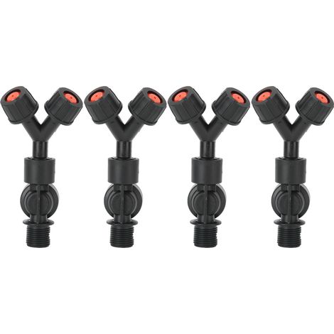 4 pièces Buse Double G3/8 DN10 Anti-Goutte pour Pulvérisateur Agricole Électrique à Dos (1/5)