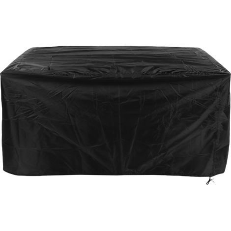Toivize Schutzhülle für quadratische Gartentische, wasserdichter Schutz für Terrassenmöbel aus Polyester, 125 x 125 x 70 cm (1/5)