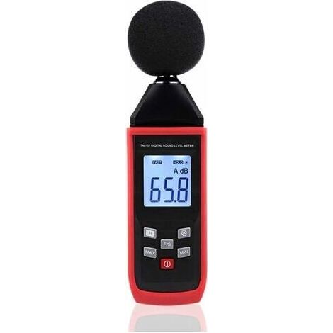 BUNTHAUS Noise meter Sonomètre numérique bruit testeur 30-130dB écran LCD en décibel de bruit (1/5)