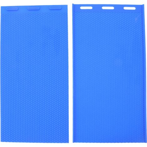 2 Pieces Silicone Beeswax Sheet DIY Mold Soft Press Sheet Mold Tools Beeswax Embossing Machine for Beekeeping (1/5)