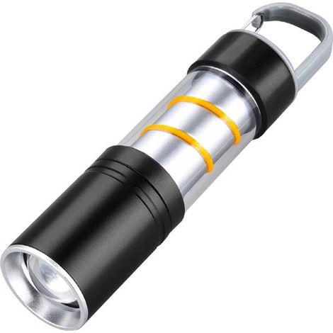 Wiederaufladbare LED-Taschenlampe multifunktional Zoom Fokus 3 Modi Camping (1/5)