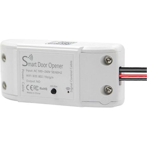 WLAN-Garagentorschalter, intelligenter Tor- und Türcontroller, Smart Life Fernbedienung kompatibel mit Siri, CarPlay und Alexa Home, europäischer Stecker.