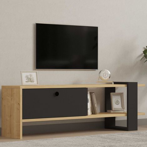Meuble TV moderne Yonca avec compartiment de rangement (1/5)