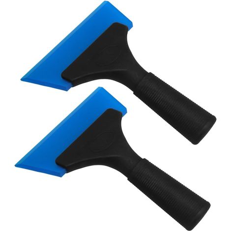Raclette à Verre Bleue 2pcs en PP, Résistante aux Dommages, pour Nettoyage de Vitres de Maison et Film de Voiture Teinté (1/5)