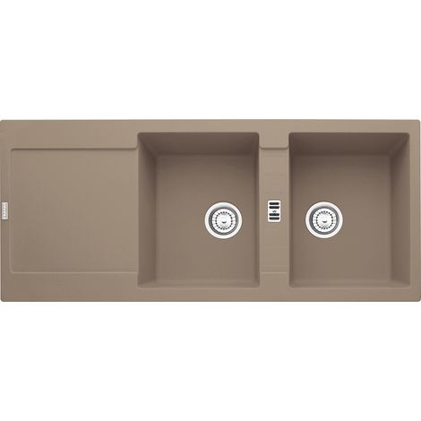 Franke Maris MRG 621. Tipo di lavello: Lavello montato su piano, Forma del lavandino: Rettangolare, Materiale del lavandino: Fragranito - MRG621OYSTER - 114.0490.332 (1/2)