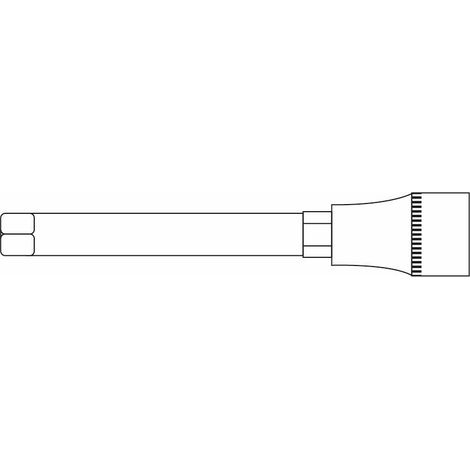 Douille embout héxagonal 12mm L.140mm 1/2'' CrV - SA 0392 - CLAS Equipements