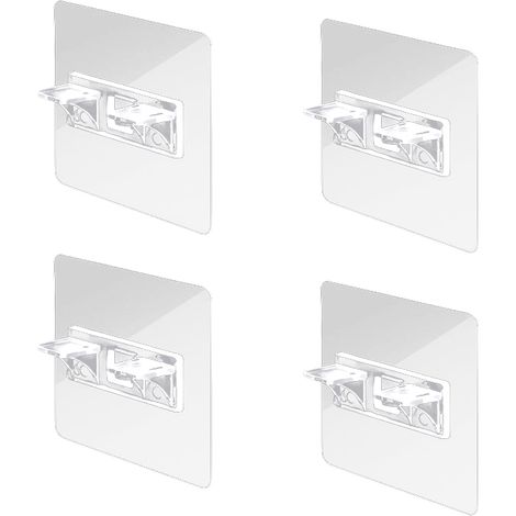 Supports d'étagère autocollants pack de 4 (1/5)