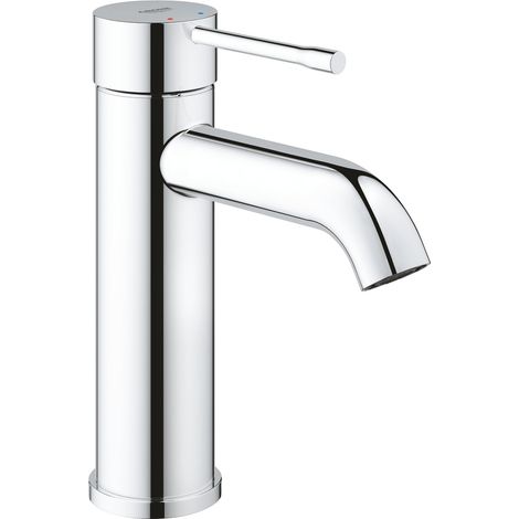 Grohe – Mitigeur de lavabo monocommande taille S – Cartouche céramique 28 mm – Finition chrome – Installation rapide – Limiteur de température (1/4)