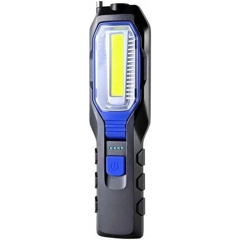 Lampe torche LED rechargeable magnétique 3 W 280 lm 2800 mAh USB (1/5)