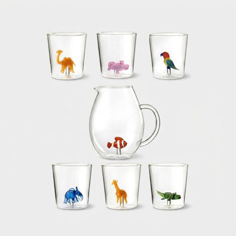 Set de verres en verre avec carafe Made in Italy Savana Family (1/3)