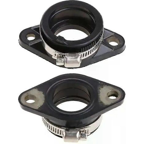 Adaptateur de manchon de carburateur noir pour collecteur d'admission de moto Suzuki GN125/GS125 - Installation facile (1/5)