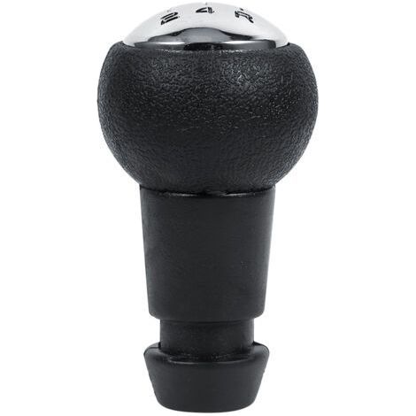 Elegante pomello del cambio a 5 marce, facile installazione, nero, comodo per l'auto (1/5)