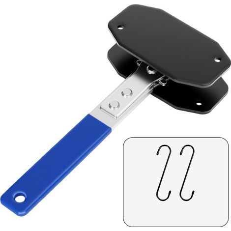 Bremskolben-Kompressionsschlüssel, 360° drehbares Werkzeug mit 2 Bremssattelstützen, Universal-Spreizer für Bremsen mit einem, zwei und vier Bolzen, Autoreparaturset (Blau) (1/3)
