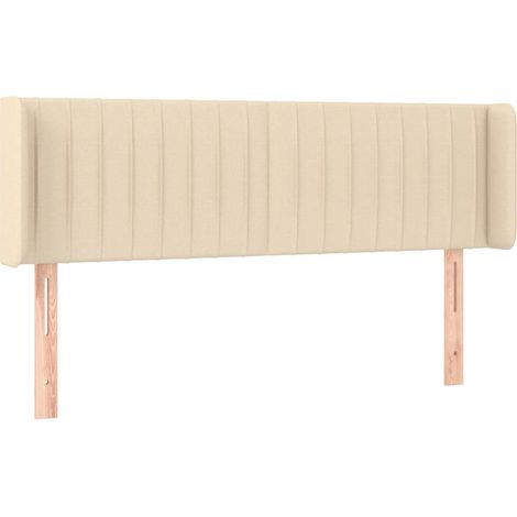 Maison Exclusive - Testiera ad Orecchio Crema 147x16x78/88 cm in Tessuto