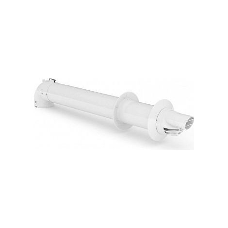 Saunier Duval – Ventouse horizontale 60/100 pour chaudière – Kit complet de fumisterie – Pour chaudières à condensation – Installation facile (1/6)