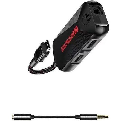 Hocheffizienter USB-C-auf-Kopfhöreranschluss-Konverter-Radioadapter mit Schnellladefunktion (1/4)