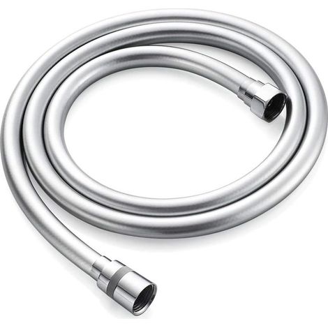 Flexible Anti-Torsion, Tuyau de Douche 2.0 M, Caoutchouc, Blanc (1/5)