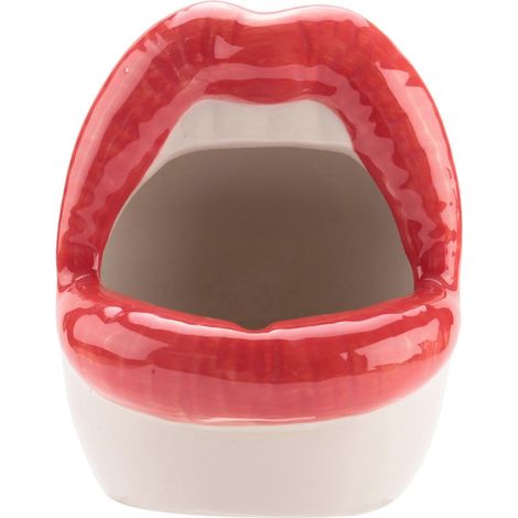 Créatif Succulent Cactus pot céramique petit fleur plantes Containers Sexy Big Lips jardinière pour maison bureau rouge (1/5)