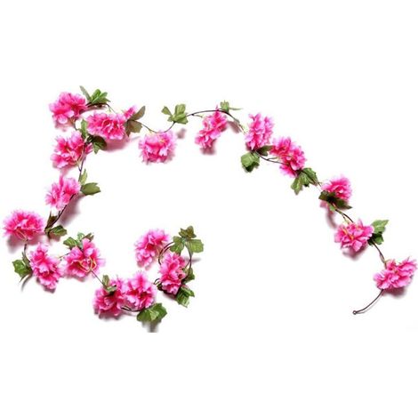 Fleurs artificielles, plantes grimpantes décoratives simulées, fleurs artificielles en soie 2,3 mètres A (1/5)