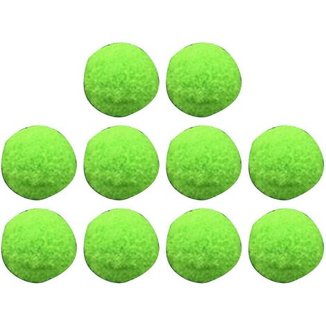 Lot de 10 balles à eau aux couleurs vives, libérant de l'énergie, mini ballons d'été, balles à eau pour jeux et activités de plein air.-Green (1/5)