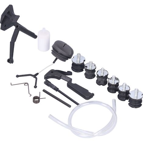 Kit de ressort de verrouillage de la gâchette d'accélérateur et de bouchon de mise à l'air libre du réservoir de carburant compatible avec Husqvarna 268, 61, 66, 266 et 272 (1/5)
