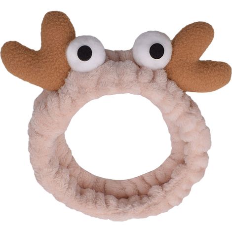 1 bandeau spa oreilles d'animaux, pour lavage visage, masque facial, soin spa, yoga, douche et course (1/5)