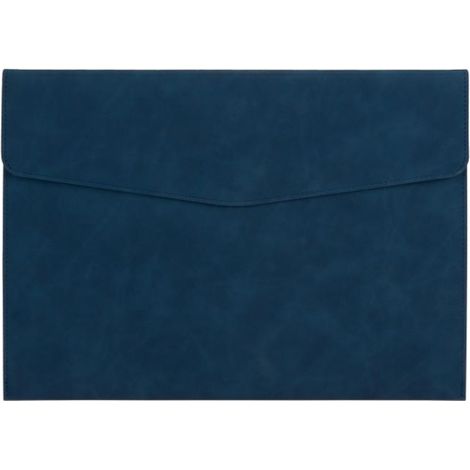 Cartella formato A4 505, busta blu navy con chiusura a scatto.