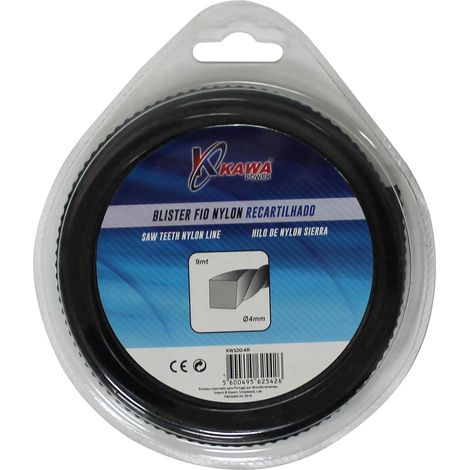 Kawapower Fil nylon hélicoïdal 4 mm 9 m (1/2)