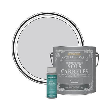 Peinture pour Sols Carrelés Mate Lessivable - Ombre Lilas (1/3)