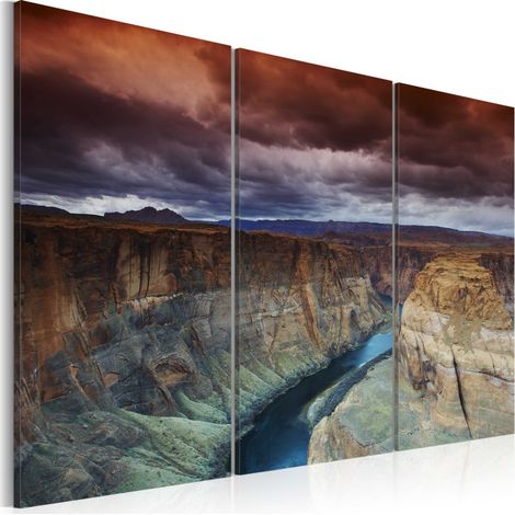 Tableau Imprimé "Nuages au dessus du Grand Canyon" 60 x 90 cm (1/2)