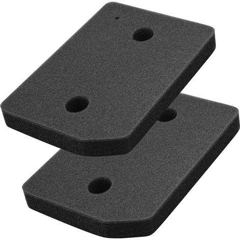 Lot de 2 filtres à socle pour sèche-linge Miele T1 – Éponge à 2 couches pour capture des peluches – Compatible tous modèles Miele T1 (1/4)