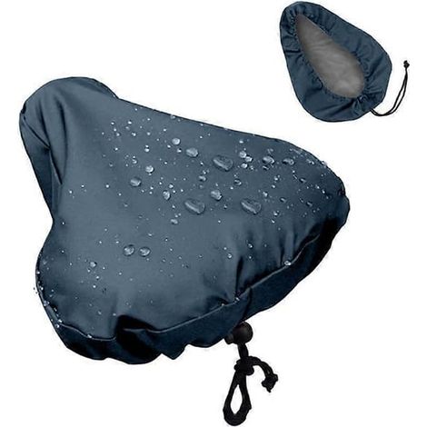 Housse de pluie étanche pour selle de vélo, accessoires pour usage extérieur [DB] bleu foncé (1/5)