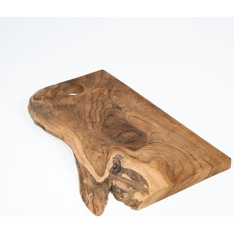 Planche BRUT en teck naturel massif 30x30cm