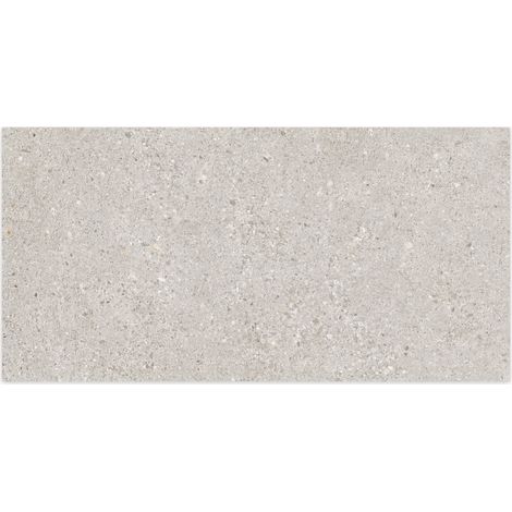 Carrelage effet Béton Gris Silver 100x50x2 cm Arvelis - Sol extérieur (vendu par carton de 0,5 m²) - RO'MA CARRELAGE (1/2)