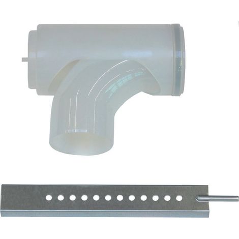 Vaillant Curva di supporto 87 Gr 110 mm PP con guida di appoggio 350 mm, 0020106388