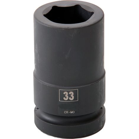 Douille pour clé à choc Hexagonal, 33.0mm Carré 1 pouce ( Prix pour 1 )