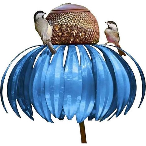 Online Store - Mangeoire à oiseaux en forme de fleur avec support pour jardin extérieur (1/5)