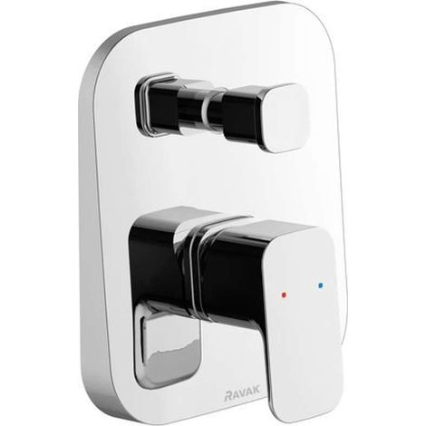 Ravak 10° Free - Mezclador enrasado para bañera TD F 065.00, cromo X070136 (1/3)