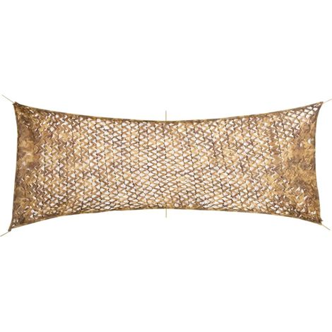 Tarnnetz mit Aufbewahrungstasche 412x144 cm Sandfarbe