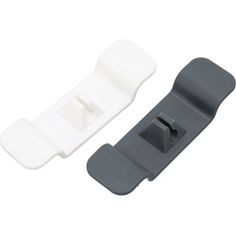 Lot de 2 enrouleurs de câble de cuisine, rangement ordonné, résistant à la déformation, noir et blanc, pour appareils électroménagers et bureau. (1/5)