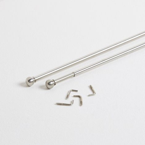 Tringle extensible Ø0,7 x 40 à 60 cm MADURA - Aluminium - ALMA (1/3)