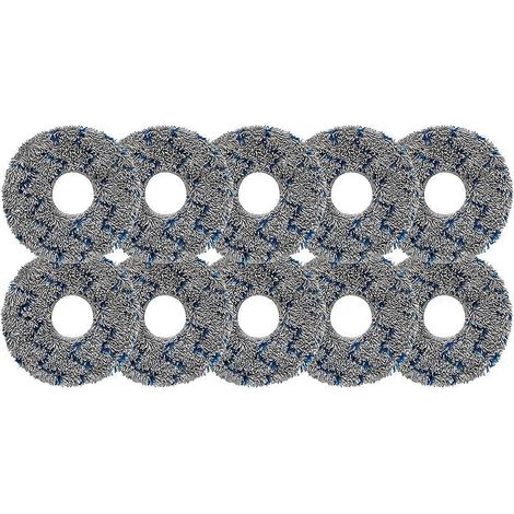 10 Stück waschbare und wiederverwendbare Wischpads für Ecovacs Deebot T10 OMNI/T10 Turbo/X1 Omni/X1 Turbo (1/5)