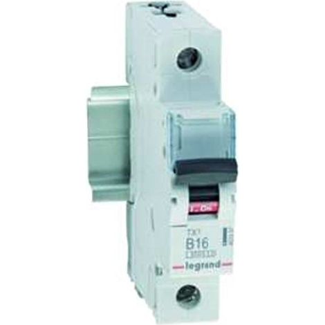 LEGRAND, TX3 403355 DISJONCTEUR CARACTÉRISTIQUE B 10 A 1 PÔLE 6 KA 230/400 VAC 1 UNITÉ DE DIVISION (1/4)