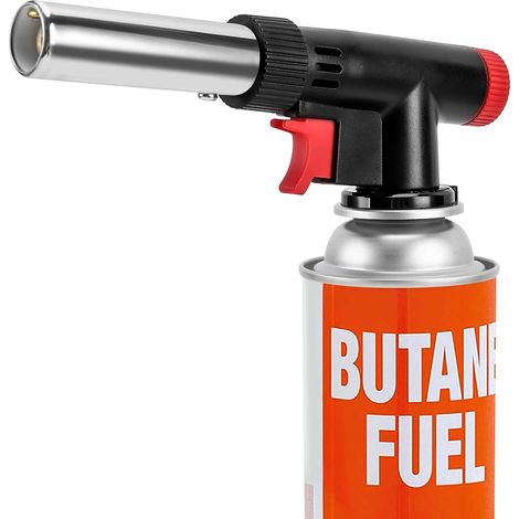 Kitchen Torches, Refillable Butane Cooking Torch, Adjustable Flame Lighter, for BBQ, Desserts, Cooking, Camping, Welding(Butane Not Included)