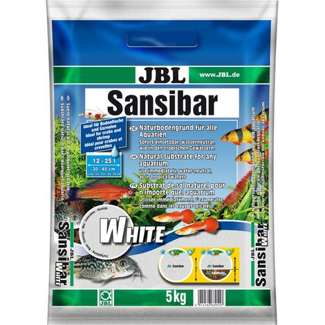 JBL Sansibar Weißer Bodengrund für Aquarien Inhalt 5 kg Zubehör (1/3)