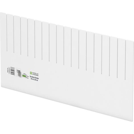 Surplus Systems Abtrenner für Eurobox 55,4 x 26 cm, weiß Boxen, Körbchen & Kisten