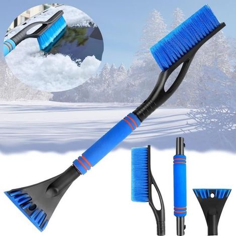 Grattoir à Glace et Brosse à Neige，Brosse à Neige grattoir à Glace 2 en 1，Brosse à Neige pour Voiture，Grattoir à Glace Amovible (1/5)