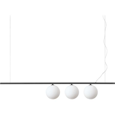 Ideal Lux PERLINE 3 Light Bar Pendel-Deckenleuchte Schwarz (1/2)