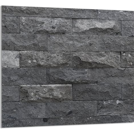 Panneau de verre pour la cuisine 65x60 Brique (1/5)
